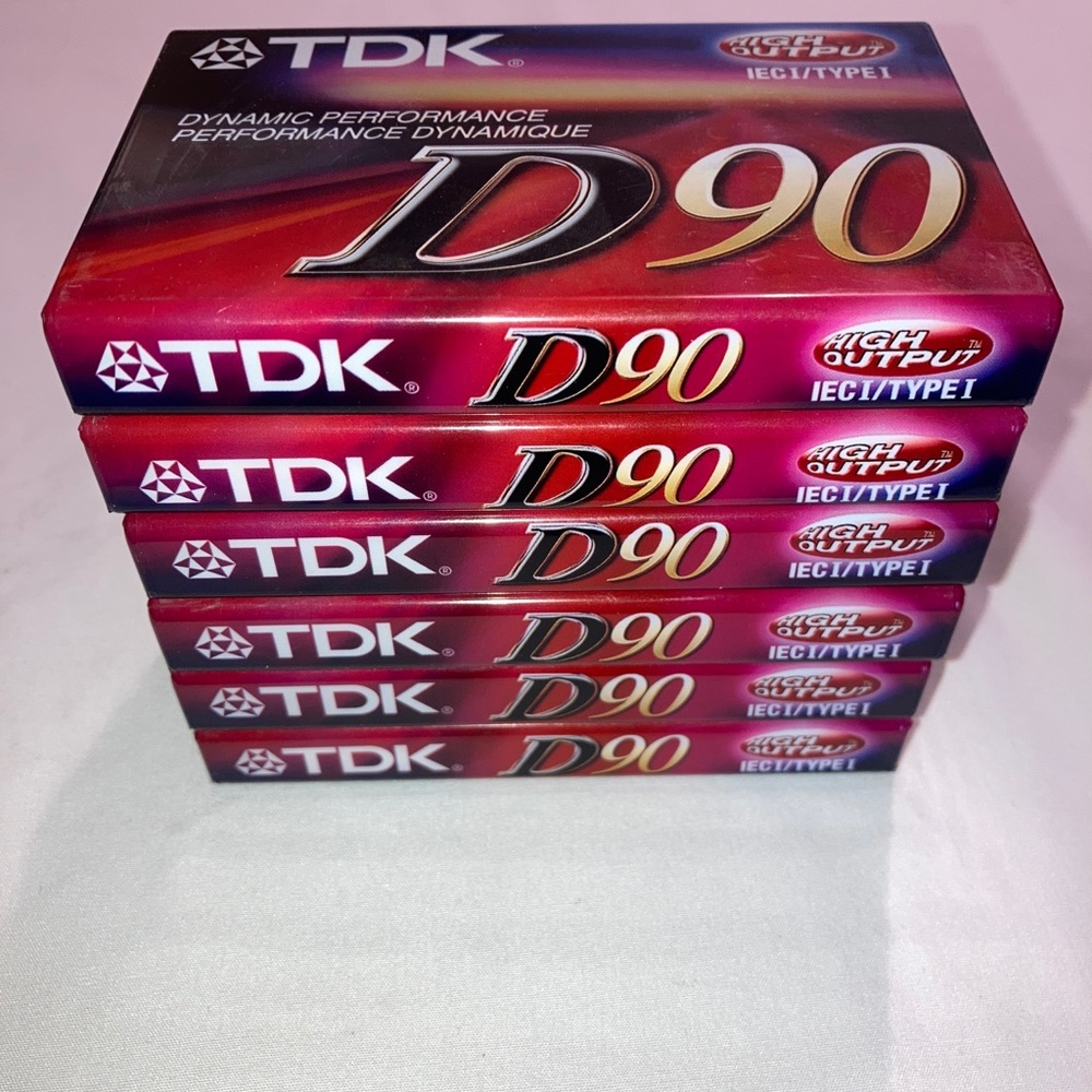 Lot Of 6 TDK Audio Cassettes